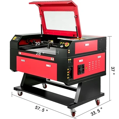 CO2 Glass Tube Laser Engraving Cutting Machine
