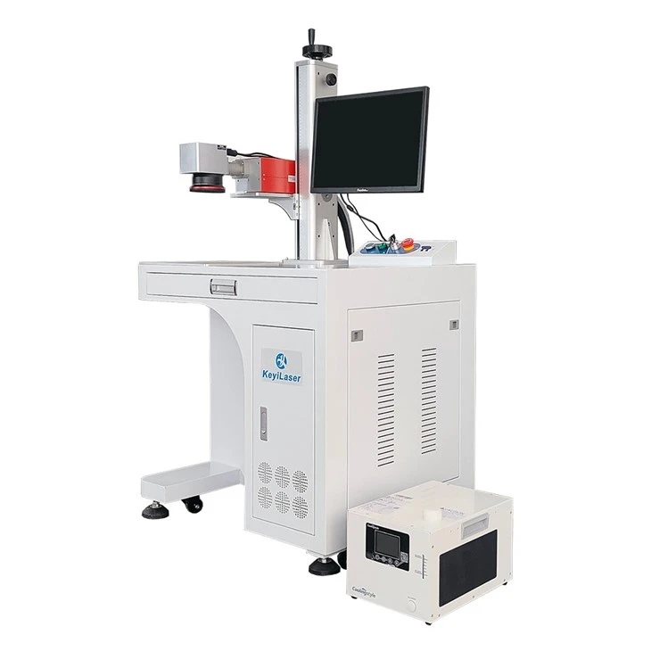 Water Cooling UV Laser Marking Machine 5w For Glass