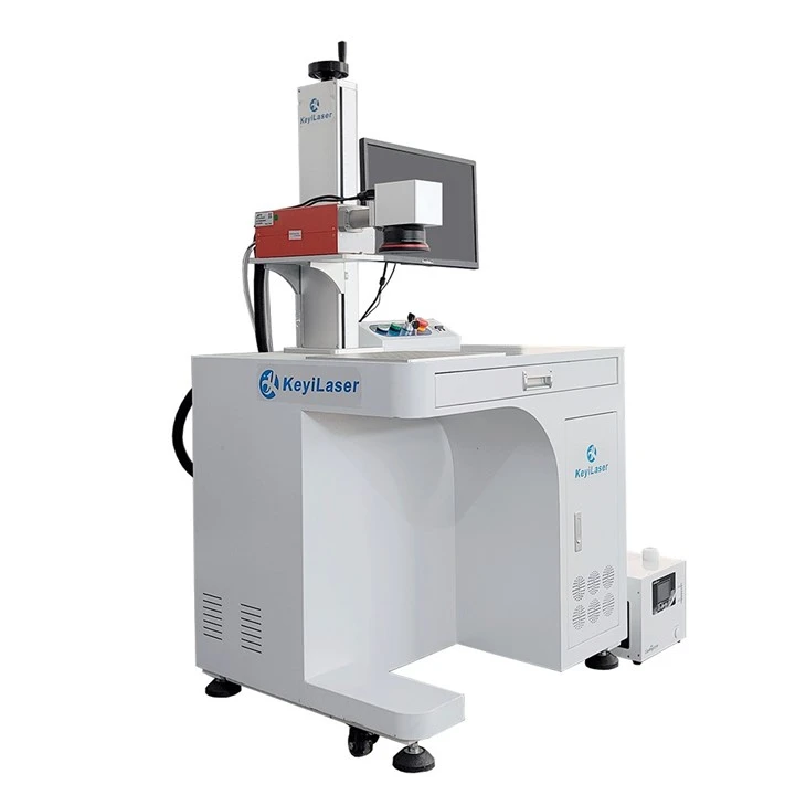 Water Cooling UV Laser Marking Machine 5w For Glass